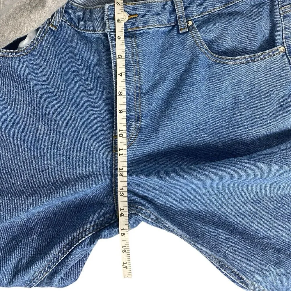 ASOS Design Classic Rigid Jeans Mid Wash Blue‎ Slim Fit Tapered Mens 38x34 594